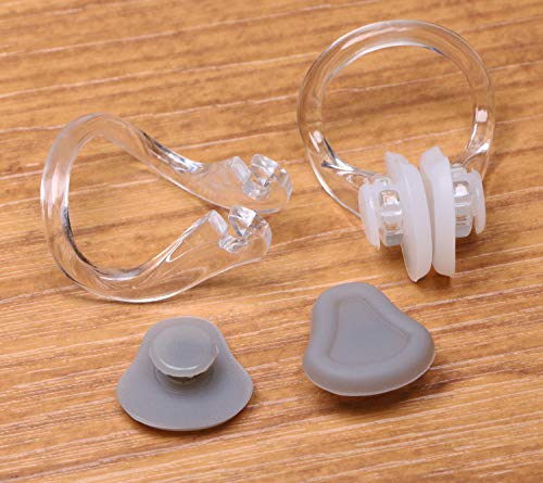 image for PENTA ANGEL 6Pcs Silicone Swimming Nose Clip Plugs Assorted Color Wate