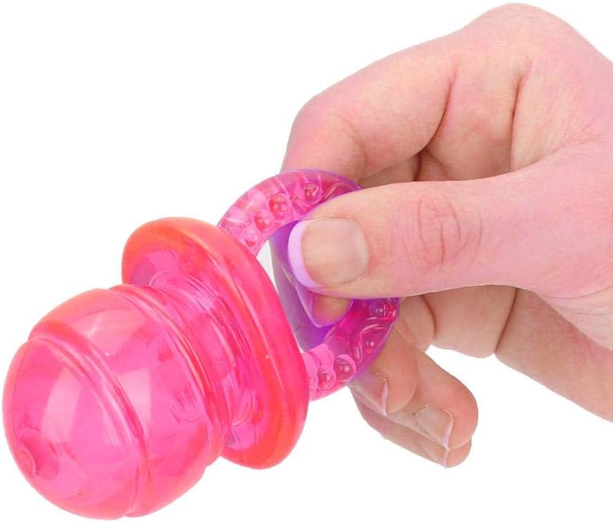 5pcs Dogs Chew Pacifier Toy Puppy Teething Chew Toy Pet Molar Toy Cute Teeth Clean Toy Dog Cat Nipple Shape Interactive Chew Toy (Red) - Image 5