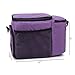 HemingWeigh Reusable Insulated Lunch Box - Durable Lunch Bag Cooler w/Spacious Storage Compartments - Includes 3 Food Storage Containers & Ice Pack (Eggplant)