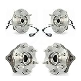 Front Rear Wheel Bearing & Hub Assembly Kit For