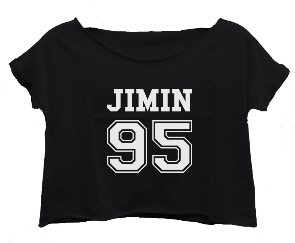 Lockeroom7 Women's Crop Top BTS Bangtan Boys JIMIN Suga V Jin Shirt Crop Tee