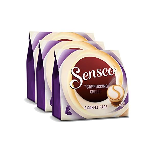 Senseo Kaffeepads Cappuccino Choco,3er Pack, 3x8 Pads