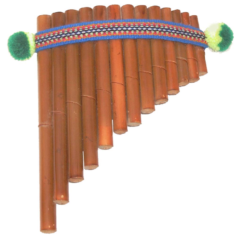Panpipe made of Bamboo, curved, Brown, 17,5 x 13 cm, pan flute, pan pipes Amazon.co.uk Kitchen