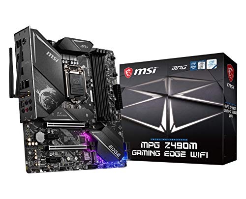 MSI-MPG-Z490M-Gaming-Edge-Wifi-Placa-Base-Performance-Gaming-10th-Gen-Intel-Core-LGA-1200-Socket-DDR4-SLICF-Doble-Ranura-M2-USB-32-Gen-2-Wi-Fi-6-micro-ATX-DPHDMI-Mystic-Light-RGB
