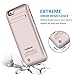 Kujian iPhone 6 Battery Case External Battery Backup Charger Case 3500mAh with Kickstand for iPhone 6/6S (Gold)