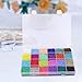 AK KYC 24000 pcs Glass Seed Beads 2MM Small Beads for Jewelry Making 24 Assortment Opaque Color Hole 0.6mm Bracelets Necklaces DIY Crafts Beading Kits