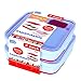 Cool Gear cool gear 2 PACK - EXPANDABLE ON THE GO - W/BONUS STEAMER TRAY, Red