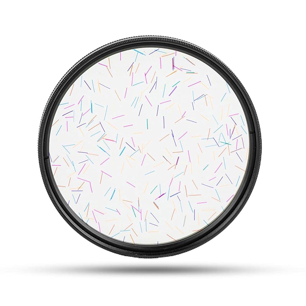 Deosdum Prismatic Starlight with Brushed Texture 77mm Prism Lens Filter Special Effects Camera Accessories