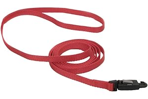 Coastal - Cat Leash with E-Z Snap, Red, 3/8" x 06'