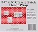 Christmas Classic Corrugated Brick Roll Wrap, Chimney Prop