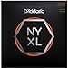 D'Addario Electric Guitar Strings, NYXL Nickel Plated, NYXL1356W, Medium Gauge Wound Third 13-56, 6-String Set, Pack of 1