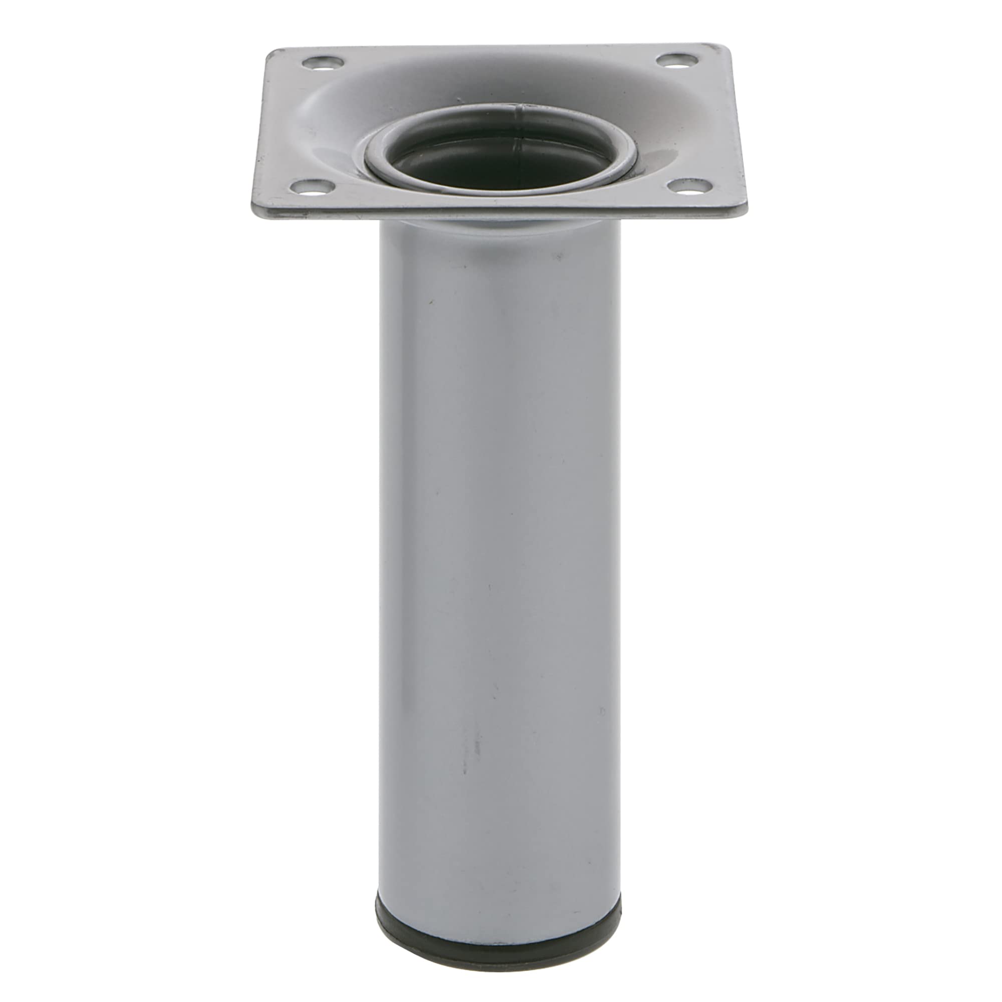 amig Round Table Leg 30 x 100 mm Silver Steel