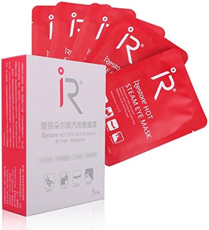 Steam Eye Mask, Hot Warm Eye Patch Unscented Steam Eye SPA for Men Women, Relieve Eye Tiredness Remove Eye Dark Circles, Last at least 40 minutes (One Pack)