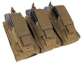 Condor Triple Kangaroo Mag Pouch Coyote,Brown,One Size