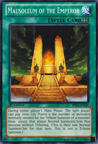 Yu-Gi-Oh! - Mausoleum of the Emperor (BP02-EN149) - Battle Pack 2: War of the Giants - 1st Edition - Common