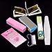 Lookatool 42 Acrylic Nail Art Tips Powder Liquid Brush Glitter Clipper Primer File Set Kit