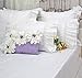 Queen's House Shams Cotton Lace White Pillowcases Set of 2-King Size,F