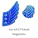 YuQi Shoe Wings Accessory Sports Skating And Parkour Shoe Decorations Charms For Kids Daily Style Accessories (Black-large Bats)