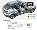XJW Backup Camera and Monitor Kit for Car, Universal Waterproof Rear View License Plate Car Backup Camera 7 Night Vision LED