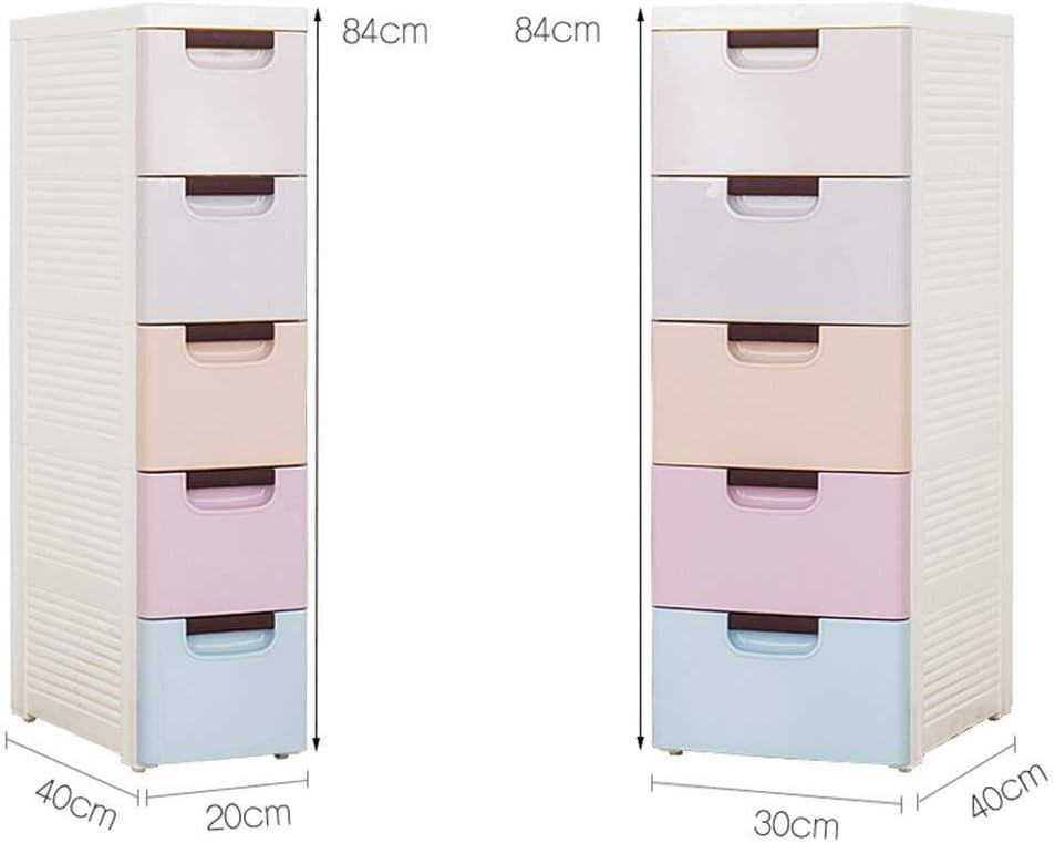 Wyyggnb Storage Tower Storage Drawers, Bathroom Chest of Drawers, Crack Snack Plastic Storage Box Living Room (Size : 204084CM): Home & Kitchen