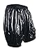 Haian Adult Incontinence Pull-on Plastic Comfort Pants (Medium, Shiny Black)