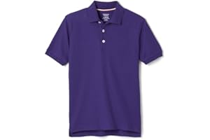 French Toast Boys Short Sleeve Pique Polo Uniform Shirt (Standard & Husky)
