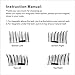Magnetic False Eyelashes,No Glue and Reusable,Ultra light-weight for Natural Look,2 Pairs 8 Pieces-Best Gift Idea