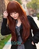 X&Y ANGEL Long Curly Waves Wig Cosplay Heat Resistant Spiral Costume Wigs