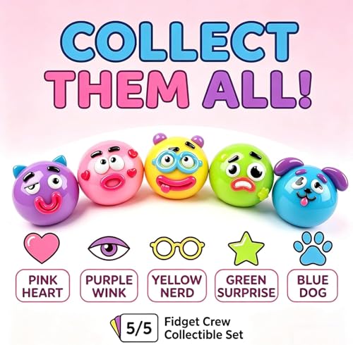 Last Page®Smushers Squishy - Curiosities Smushers Dog Face Swap Squishy Soft Moldable Cute Slow Rise Relaxing Sensory Fidget Relief Anxiety Stress Fun with Interchangeable Faces