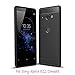 Sony Xperia XZ2 Compact Case, TopACE Ultra Thin Carbon Fiber Scratch Resistant Shock Absorption Soft TPU Protective Cover for Sony Xperia XZ2 Compact (Black)