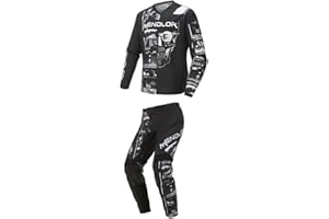 MENDLOR Motocross Jersey Pant Combo MX Gear Set Dirt Bike Enduro Off-road Riding Racewear Adult for Men Women