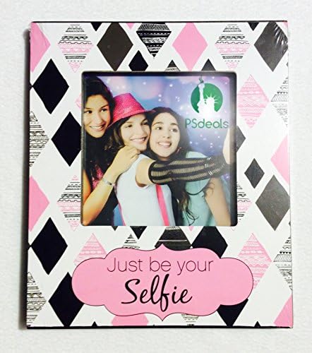 PSdeals Selfie Photo Frame "Just Be Your Selfie" Stylish Multi Colored Contemporary Designed
