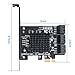 QNINE PCIe SATA Card 6 Port with 6 SATA Cables and a SATA Power Splitter Cable, 6 Gb/s PCIe SATA Controller Expression Card with Low Profile Bracket, Boot as System Disk, Support 6 SATA 3.0 Devices