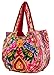 TribeAzure Pink Elephant Canvas Shoulder Bag Handbag Tote Purse Casual Spacious Summer Spring Top Handle Large
