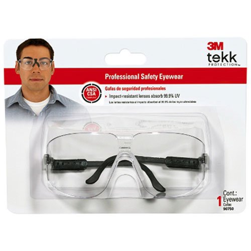 UPC 078371907501, 3M 90750-80025T Tekk Protection Professional Safety Eyewear with Clear Lens and Black Frame