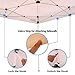 GOUTIME 10x10 Commercial Grade Pop Up Canopy Outside Summer Tents for Patios,Backyard,Waterproof Easy Up Canopy with Wheeled Bag,White