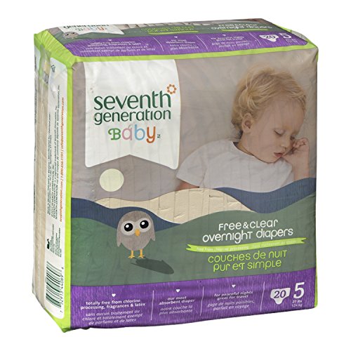 Seventh Generation Overnight Diapers, Size 5, 20 Count Pricepulse