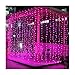 Valuetom 304 LED Curtain Lights Fairy String Twinkle Lighting for Party Wedding Home Garden Decoration 9.8Ft*9.8Ft (Pink)