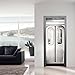 Fymural Subway Door Wall Mural Wallpaper Stickers Vinyl Removable 3D Decals for Home Retro Decoration 30.3x78.7
