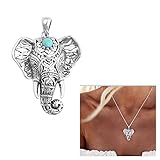 Zealmer Simple Retro Silver Plated Long Chain Pendant Necklace