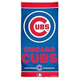 MLB Chicago Cubs Fiber Beach Towel, 30 x 60