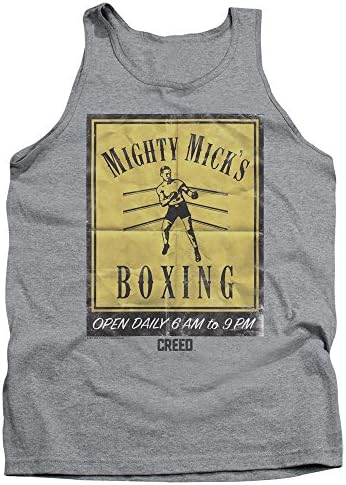 Creed Drama Boxing Sports Movie Mighty Mick's Gym Poster Adult Tank Top Shirt