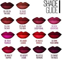 Amazon Com Maybelline Lipstick Superstay Matte Ink Crayon