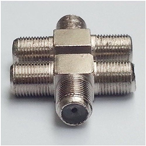 SODIAL(R) 2 PCS 2-Way F-Type Combiner TV Coaxial Connectors RF Adapters Joiners - Thumbnail 2