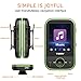 Mp3 Player with Bluetooth 16GB Clip Sport Mp3 Player Support up to 64GB Music Player-Green by TIMMY