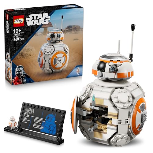 LEGO Star Wars 75452 Der Astromech-Droide BB-8 - Sammelbares Spielzeug zum Spielen und Ausstellen - DIY Deko - Geschenk für Kinder, Jungen, Mädchen und alle Fans ab 10 Jahren