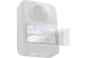 2pcs Screen Protector for DJI Osmo 360 Camera, Ultra HD Tempered Glass 9H Hardness Anti-Fingerprint Anti-Scratch Full Coverag