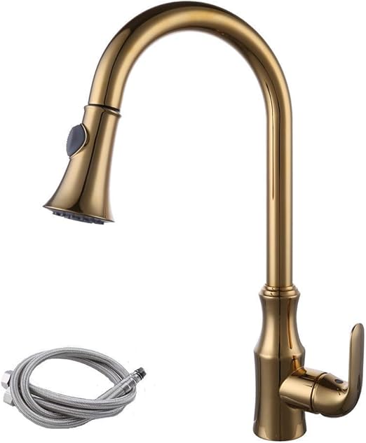 Kes Cupc Nsf Certified Brass Singel Handle Pull Down Kitchen