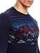 Icebreaker Oasis Year-Round Base Layer Long Sleeve Crew Neck Shirt, New Zealand Merino Wool