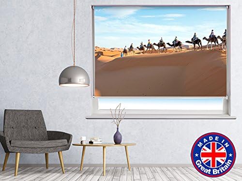 Photo Blind - Camel Sahara Desert Sand Dune Printed Picture Blackout & Standard Photo Roller Blind - Custom Made Printed Photo Blind